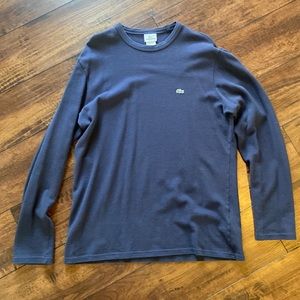 Mens Long Sleeve Lacoste Shirt